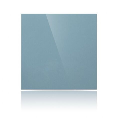 Керамогранит плитка 600х600х10 мм, Полированный, Моноколор, Цвет: Голубой UF008PR Уральский Гранит