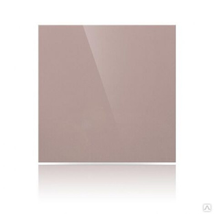 Керамогранит плитка 600х600х10 мм, Полированный, Моноколор, Цвет: Розовый UF009PR Уральский Гранит 