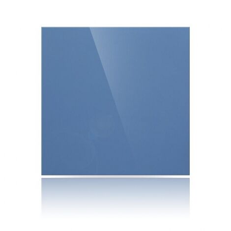 Керамогранит плитка 600х600х10 мм, Полированный, Моноколор, Цвет: Синий UF012PR Уральский Гранит