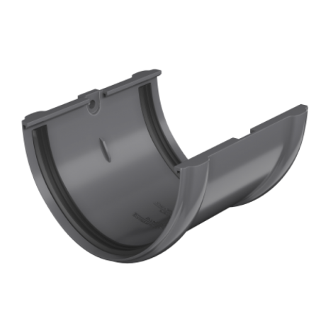 Соединитель желобов, Ø125 мм, Технониколь, цвет: Серый