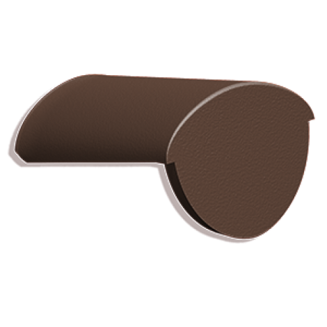 Цементно-песчаная черепица конечная коньковая Kriastak Classic цвет: Коричневый