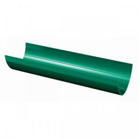 Желоб водосточный, Ø125 мм, Verat, L=3000 мм, цвет: Зеленый