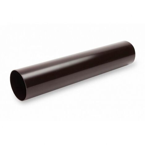 Труба водосточная, Ø124 (110) /80 мм, Galeco, L=4000 мм,, цвет: Темно-коричневый