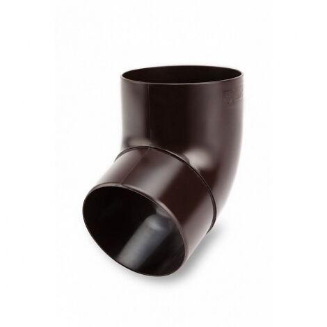 Колено трубы 67°, Ø152 (130) /100 мм, Galeco, цвет: Темно-коричневый