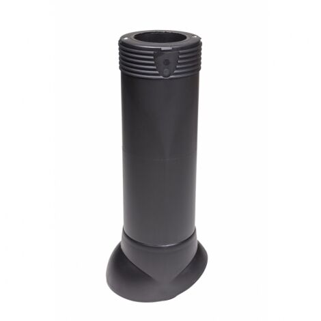 110/ИЗ/500 Р-вентиляционный выход канализации VILPE, цвет: черный
