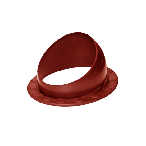 Проходной элемент для битумной и фальцевой кровли, Krovent Base-VT Seam 125/150 цвет: красный вентиляция кровли