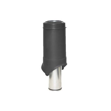 Выход вентиляции Krovent Pipe-VT 150is цвет: серый вентиляция кровли