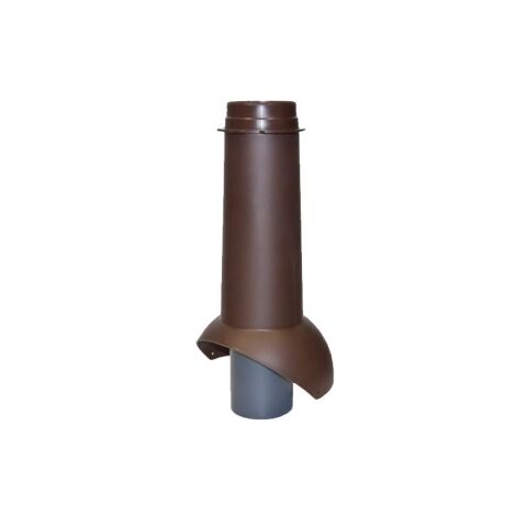 Выход канализации изолированный Krovent Pipe-VT 110is цвет: коричневый вентиляция кровли