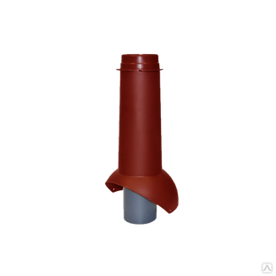 Выход канализации изолированный Krovent Pipe-VT 110is цвет: красный вентиляция кровли 