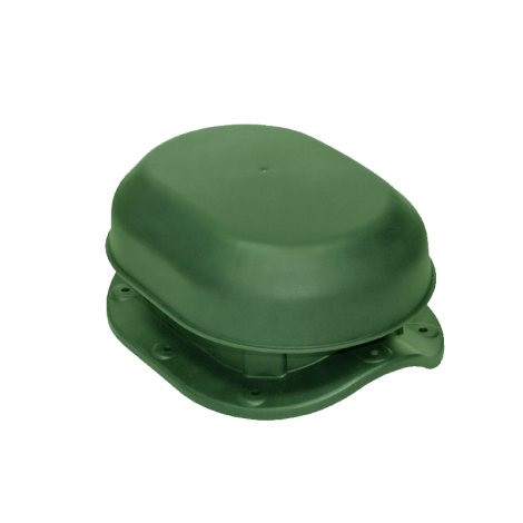 Аэратор скатный Krovent Aero-Vent для металлочерепицы цвет: зеленый вентиляция кровли