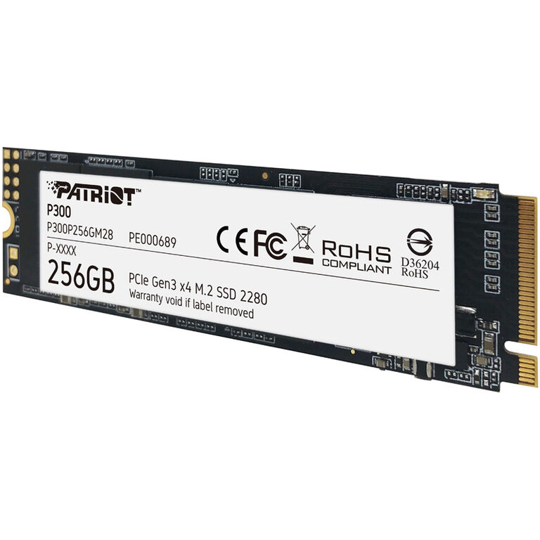 P300P256GM28, Диск SSD PATRIOT P300 M.2 2280 256GB PCIe NVMe 3.0 x4