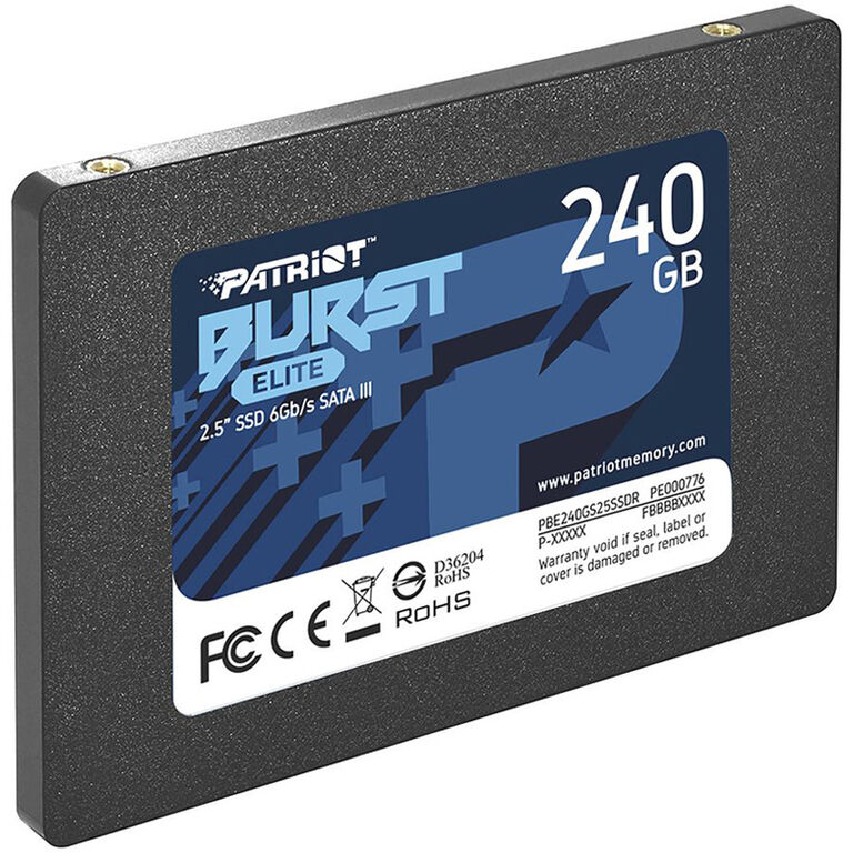 PBE240GS25SSDR, Диск SSD PATRIOT BURST ELITE 2.5" 240GB SATA III (6Gb/s)