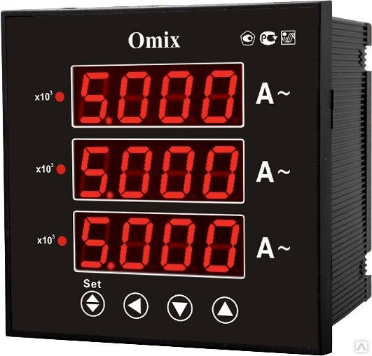Амперметр цифровой Omix P99-AX-3-0.5