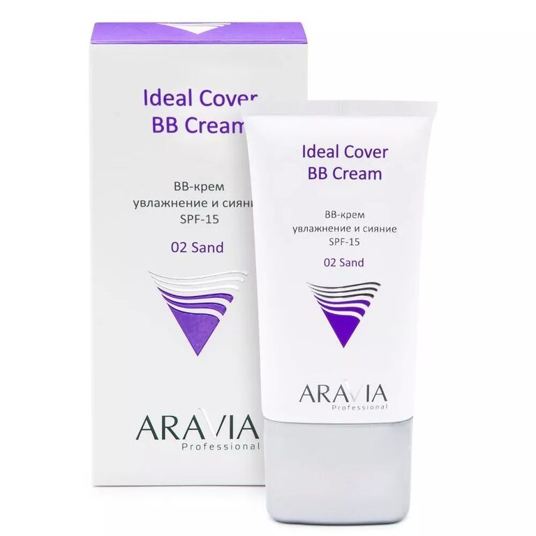 ARAVIA Professional BB-крем увлажняющий SPF-15 для лица 50 мл Ideal Cover BB-Cream тон 02 песочный