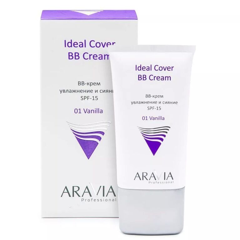 ARAVIA Professional BB-крем увлажняющий SPF-15 для лица 50 мл Ideal Cover BB-Cream тон 01 ваниль