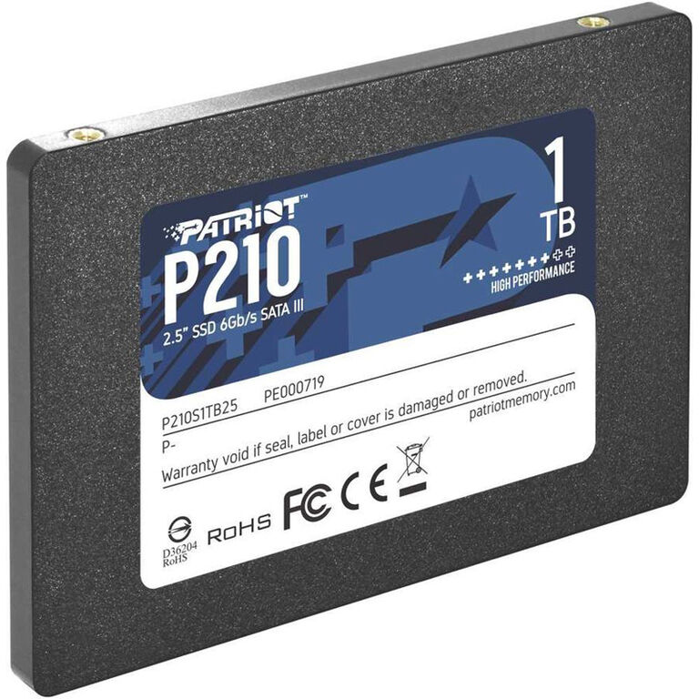 P210S1TB25, Диск SSD PATRIOT P210 2.5" 1TB SATA III (6Gb/s)