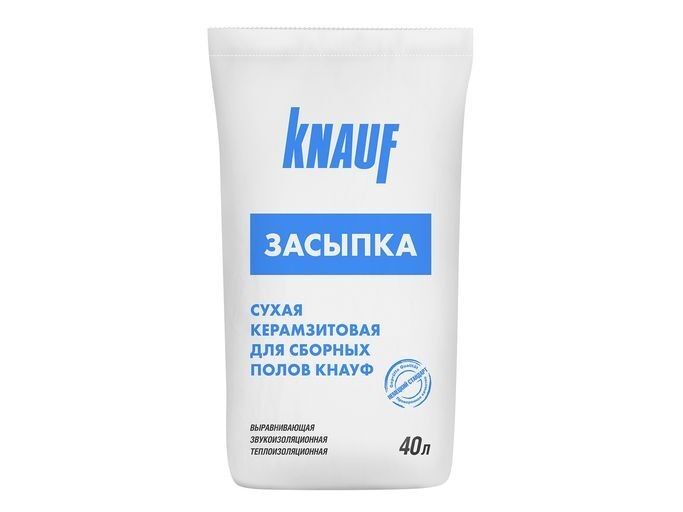 Засыпка сухой теплоизоляции для пола КЕРАМЗИТ 24 кг фр 0-5 Кнауф
