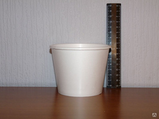Стакан для мороженого 360 мл, D x H мм, ВСП белый #1