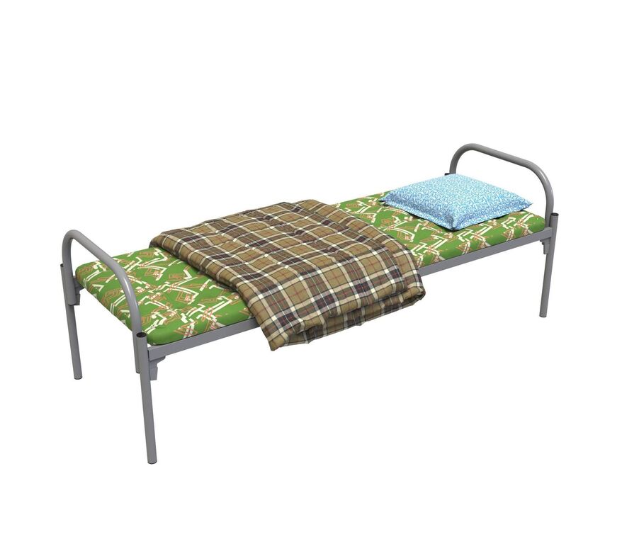 Комплект кровать с матрасом и постельными принадлежностями