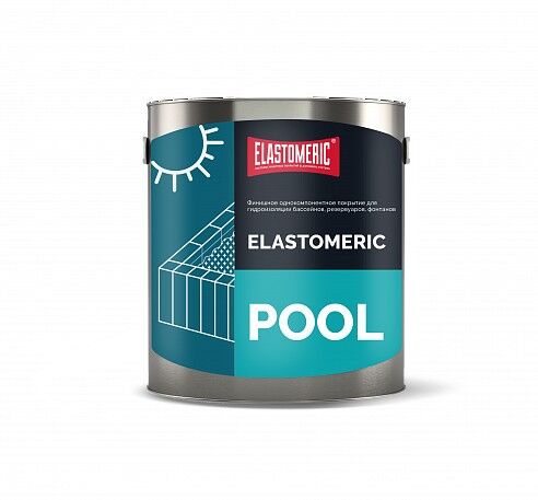 Мастика Elastomeric Pool 3 кг, серая