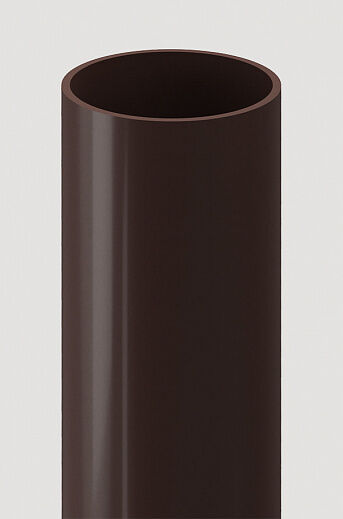 Труба водосточная 3 м Döcke STANDARD, цвет Тёмно-коричневый