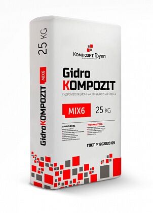 GK Mix6 fibra ремонтный состав 25 кг