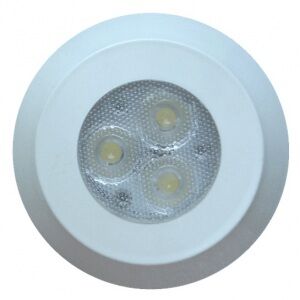 Прожектор светодиодный встраиваемый Kivilcim K3, 3 Вт, 12 В, ABS-пластик, с ножкой (свет белый)