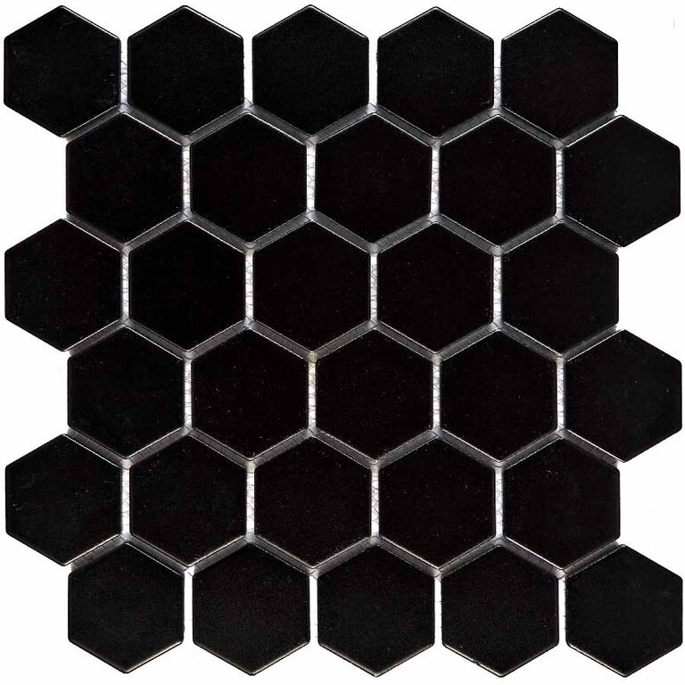 Мозаика керамогранитная PIX611 Pixmosaic черная матовая PIX 611