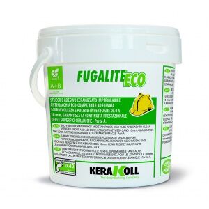 Затирка керамизированная Kerakoll Fugalite Eco, 2-компонентная, цвет Мокко-48, ведро 3 кг