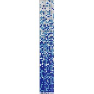 Мозаика стеклянная Reexo M164, цвет: микс, растяжка (белый+голубой +синий)