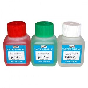 Буферный раствор OSF (набор калибровок pH 4, pH 7 и Redox 468 mV), 3 флакона по 50 мл, цена за 1 компл