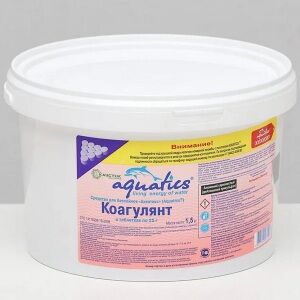 Коагулянт Aquatics в таблетках (25 гр), ведро 1,5 кг